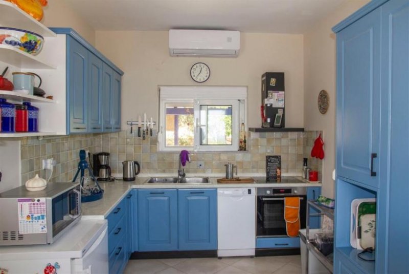 Marediana Kreta, Marediana: Ruhiges Hanghaus mit atemberaubendem Blick auf die Bucht zu verkaufen Haus kaufen